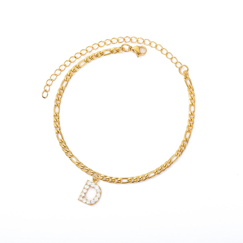 Bracciale con iniziale personalizzata – Eleganza su misura