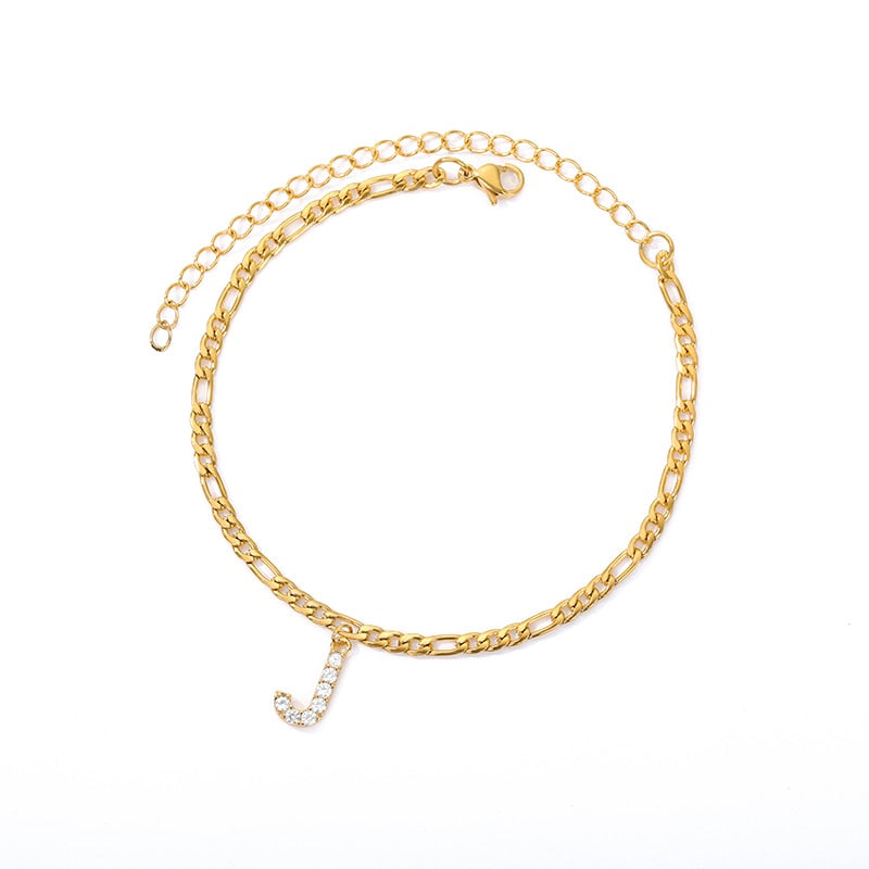 Bracciale con iniziale personalizzata – Eleganza su misura