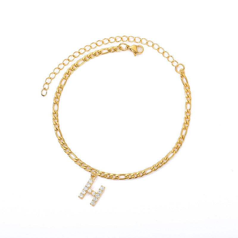 Bracciale con iniziale personalizzata – Eleganza su misura