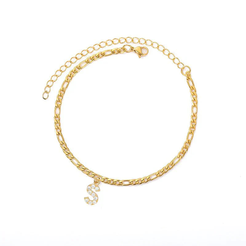 Bracciale con iniziale personalizzata – Eleganza su misura
